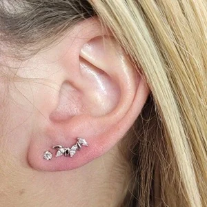 Nordik Piercing: piercings lobe