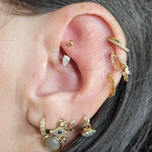 Nordik Piercing: piercings helix et rook